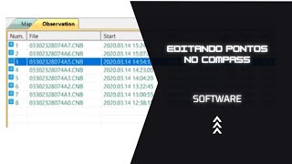 Editando Pontos no Compass Solution Comnav  Software de Processamento [upl. by Arne229]