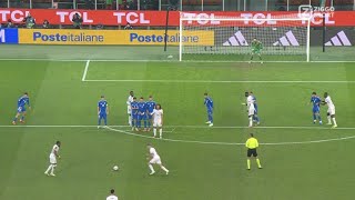 Amazing Free Kick 🔥 Lucas Digne Goal Italy Vs France 02 All Goals Analysis amp Highlights [upl. by Yared]