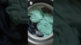 Washing Soft Fluffy Blankets ASMR  Synthetic 30° of Electrolux asmr washingmachine cleantok [upl. by Siahc]