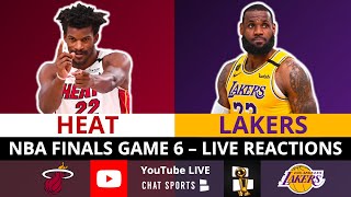 Lakers vs Heat NBA Finals Game 6 Live Streaming Scoreboard PlayByPlay Stats Highlights Updates [upl. by Okiruy332]