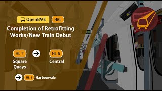 OpenBVE Completion of Retrofitting WorksNew Train Debut [upl. by Amiaj]