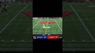 Walpole Football 92 Yard Touchdown Pass [upl. by Lrae]