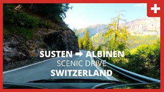 Scenic Drive in Switzerland I Susten to Albinen with relaxing sounds I 4K I 2021 [upl. by Rebane]