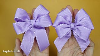 더블보우트리플보우 한번에 묶는 법How to Make a Double Bow and Triple bow  Tie with your Fingers [upl. by Nitsid414]