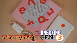 Storytel Reader Gen 3 Unboxing 2021 [upl. by Esbenshade]