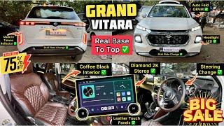 Grand Vitara Sigma Base to Top Modification with Price ✅ Grand Vitara Sigma Modified [upl. by Noeruat185]