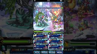 FFBE  Clash of Wills Arboralis Lvl 99 235 mod Max Score possible [upl. by Anawot]