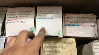 Gluconorm SR 500mg Tablet uses  price  composition  dose  side effects  review  in hindi [upl. by Assisi912]