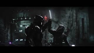 Moff Gideon vs BoKatan and Dark Saber is destroyed  Star Wars The Mandalorian Season 3 Episode 8 [upl. by Nathan133]