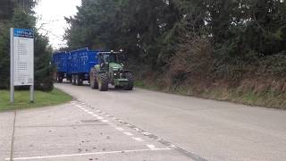 Sugar Beet Harvesting using Holmer Exxact amp Rolland Trailers│Les Chazets│FS 19│Timelapse 05 [upl. by Cherri]