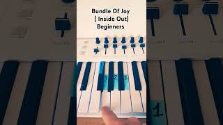 Bundle Of Joy  Inside Out  Easy Piano Tutorial piano pianotutorial pianocover youtubeshorts [upl. by Yltnerb693]