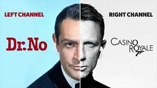 I accidentally created the most powerful Bond theme  Left  Right Mix  Dr No  Casino Royale [upl. by Cida]