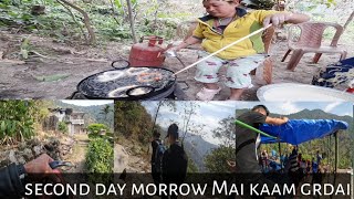 daju ko xora ra xori lai pick up grdai morrow ko Kaam village vlog imkhalingvlogs [upl. by Euqinot]