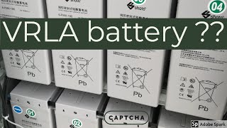 VRLA batteries [upl. by Rehpotsirahc372]