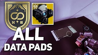 All 5 Exo Stranger Data Pad Locations  Deep Stone Crypt Raid Ghost Shell Destiny 2 Beyond Light [upl. by Cherie]