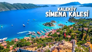 Simena Kalesi  Kaleköy Simena  Kekova Adası Kaş  Kaş Gezilecek Yerler  Kaş Antalya Turkey [upl. by Laval]