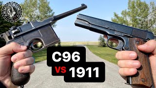 Mauser C96 “Broomhandle” vs “OG” 1911 US Army [upl. by Greenland302]