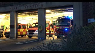 RARERETAINED Oxfordshire Fire amp Rescue Service Henley Turnout from Caversham Road Fire Station [upl. by Eniamert136]