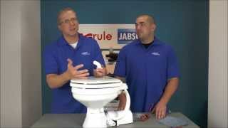 Jabsco Right Angle Discharge Video for 37010 37045 37245 Toilet [upl. by Beltran947]