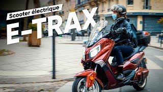 Test du etrax  le « petit » maxiscooter électrique [upl. by Higinbotham]