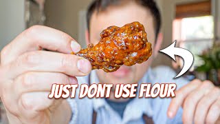 How To Make Chicken Wings That Stay Crispy  TikToks Tastiest [upl. by Aurora]