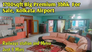 K79 Premium 3 BHK 1700sqft Flat For Sale at Kolkata Airport 1No Gate Near Dumdum Station [upl. by Alphonso]