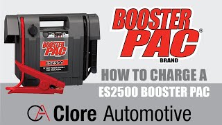 How to charge your Booster PAC Unit  Clore Automotive [upl. by Maher]