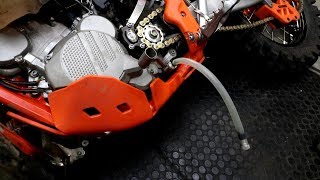 2019 KTM 250 EXC TPI 5H Maintenance Check [upl. by Einor850]