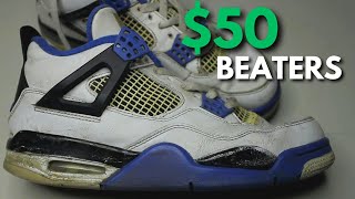 TRASHED Jordan Motorsport Blue 4 Restoration 50 Beaters [upl. by Ledoux667]