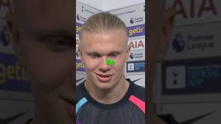 Erling Haaland INTERVIEW after the Manchester City game🔥 rap haaland newmusic reels [upl. by Leicester]