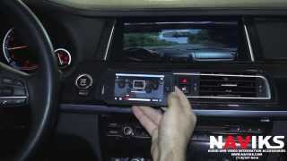 2013 BMW 7 Series F01 NAVIKS Video Integration Interface Apple TV  iPhone 5 Netflix Airplay [upl. by Tremaine]