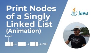 How to print elements of a Singly Linked List in Java [upl. by Ardnuat519]