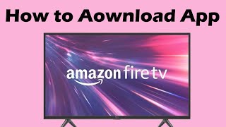 How to download app on firestick tv [upl. by Allerim565]