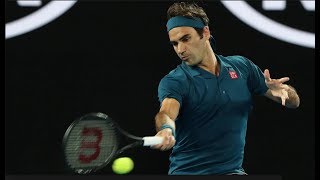 Roger Federer vs Denis Istomin match highlights 1R  Australian Open 2019 [upl. by Hescock831]