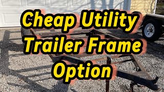 Camper to Utility Trailer Conversion utilitytrailer popupcamper diytrailer [upl. by Vanny604]