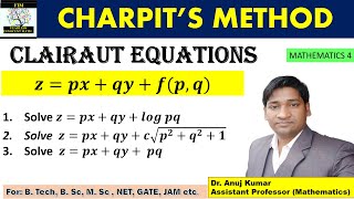 Clairaut Equation  Clairaut Equation PDE  Clairaut Equation Proof  Clairaut Equation Problems [upl. by Anyl]