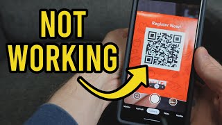 How to Solve Issues With QR Codes Not Scanning  Android amp iPhone  Apple Phone Wont Scan or Work [upl. by Arateehc]