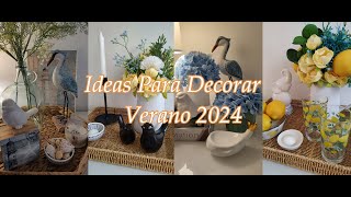 Ideas Para Decorar tu Hogar en Verano Bandejas Summer Decor Ideas [upl. by Schach943]