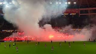 Royal Antwerp FC Sporting Anderlecht Pyroshow [upl. by Merril]