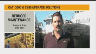 Cat® 3600 amp C280 Marine Engine Upgrade Solutions [upl. by Verdi]