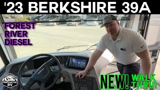 2023 Berkshire 39A  Walk through with Factory Rep Forest River RV [upl. by Geier]