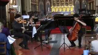 Isata Braimah and Sheku KannehMason play Mendelssohn Piano Trio in D Minor Op 49 1st Movement [upl. by Cari357]