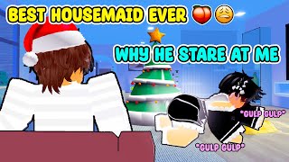 Reacting to Roblox Story  Roblox gay story 🏳️‍🌈 A GUY HIRED ME AS HIS MAID  CHRISTMAS SPECIAL [upl. by Goodrow]