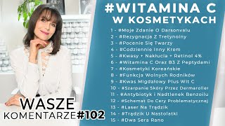 PRZEDZIAŁY PROCENTOWE WITAMINY C w KOSMETYKACH  WK102 [upl. by Pump]