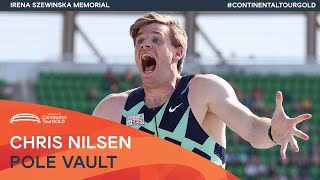 Chris Nilsen clears 592m in Bydgoszcz  Irena Szewinska Memorial Continental Tour Gold [upl. by Cornwall]