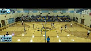 St Mary Catholic High School vs Reedsville High School Womens Varsity Volleyball [upl. by Seyah]