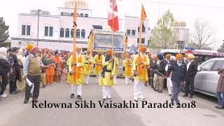 Kelowna Sikh Temple Vaisakhi Parade 20184K [upl. by Ebba]