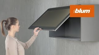 AVENTOS HK  Ferrure Blum pour porte relevable pivotante [upl. by Pirri]