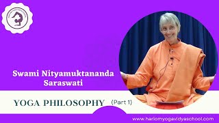 YOGA TALK  Part 1 by Swami Nityamuktananda Saraswati [upl. by Tterrag]