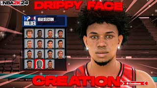 NBA 2K24 BEST DRIPPY FACE CREATION TUTORIAL  LOOK LIKE A COMP TRYHARD🔥 NextGen [upl. by Tertia291]